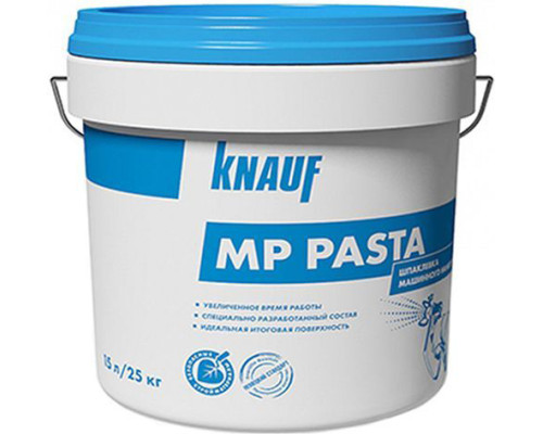 Шпатлевка готовая машинного нанесения Knauf MP Pasta, 25 кг